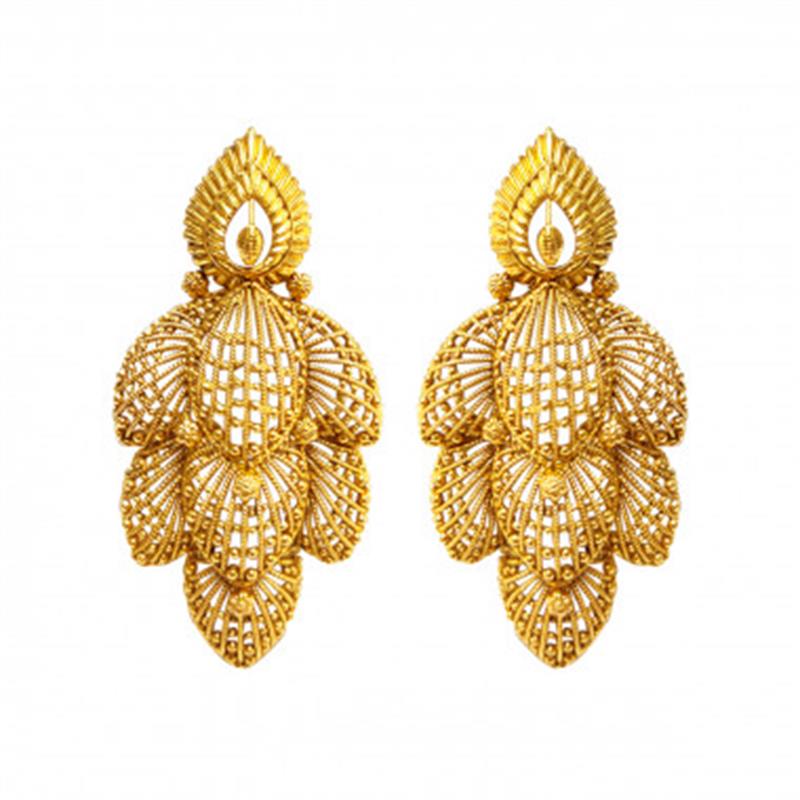 The Gold Earrings A2330