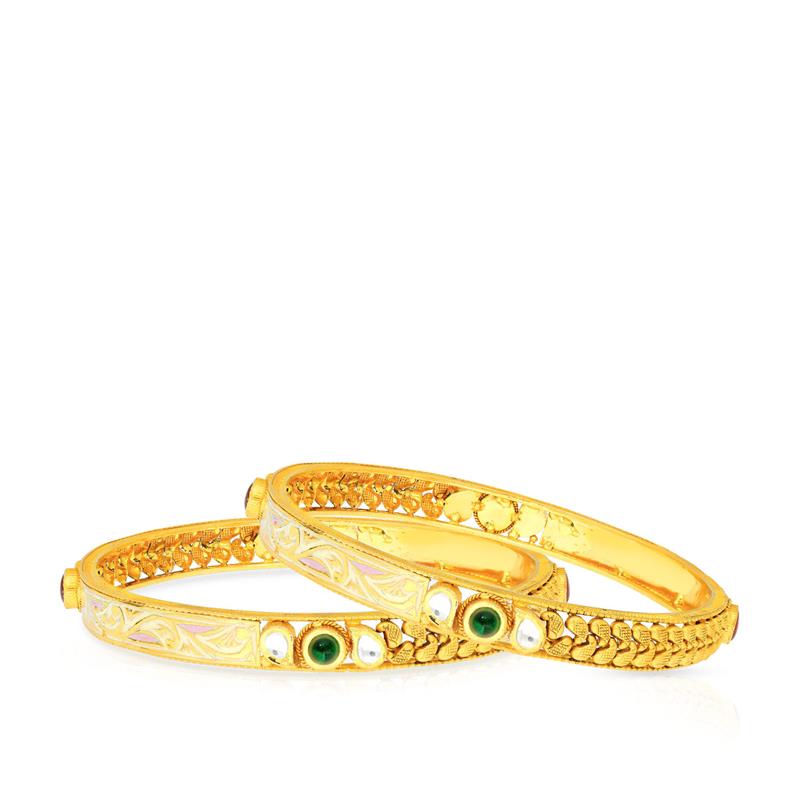 Ethnix Gold Bangle Set BS100001299328