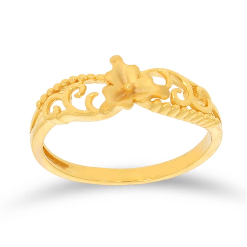 Filigree Karigari Gold Ring