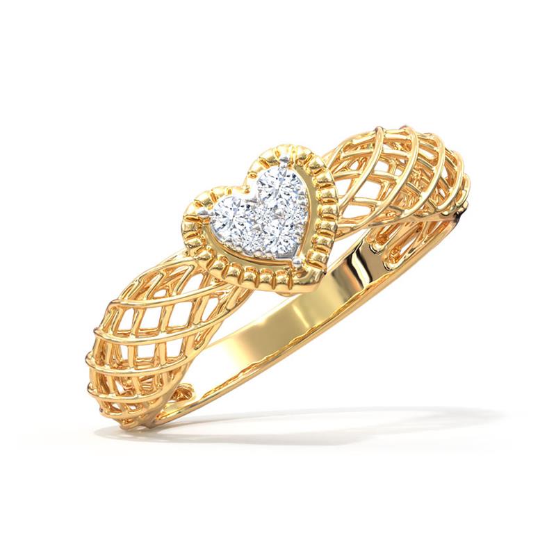 Amore Mesh Diamond Ring