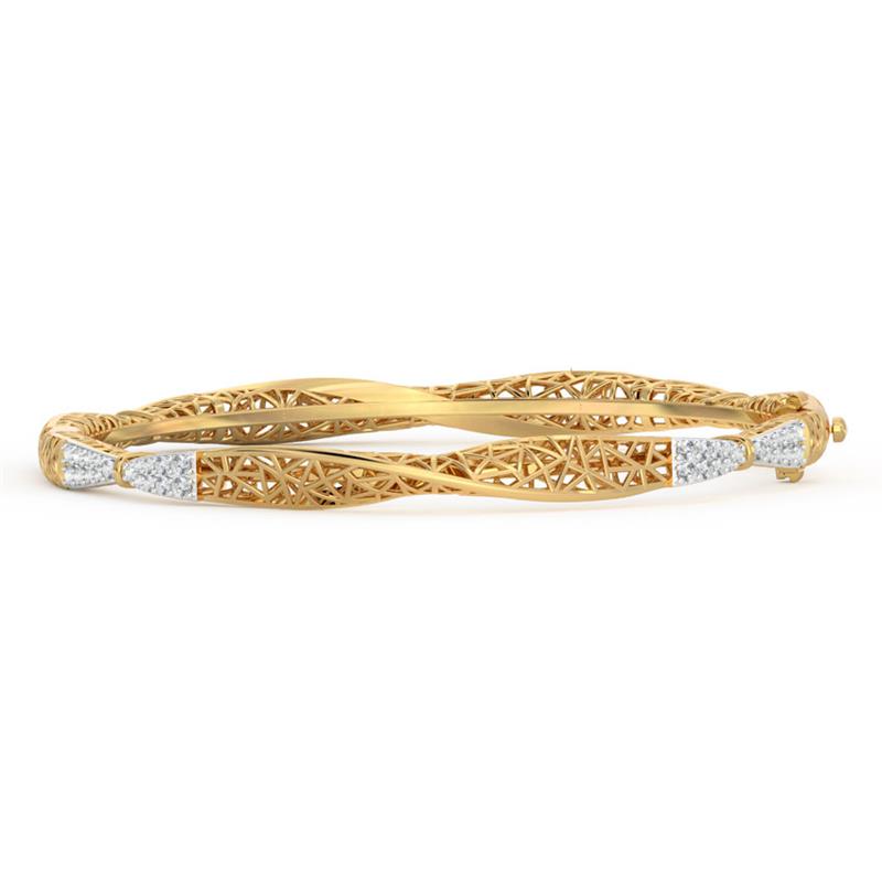 Swivel Diamond Bangle